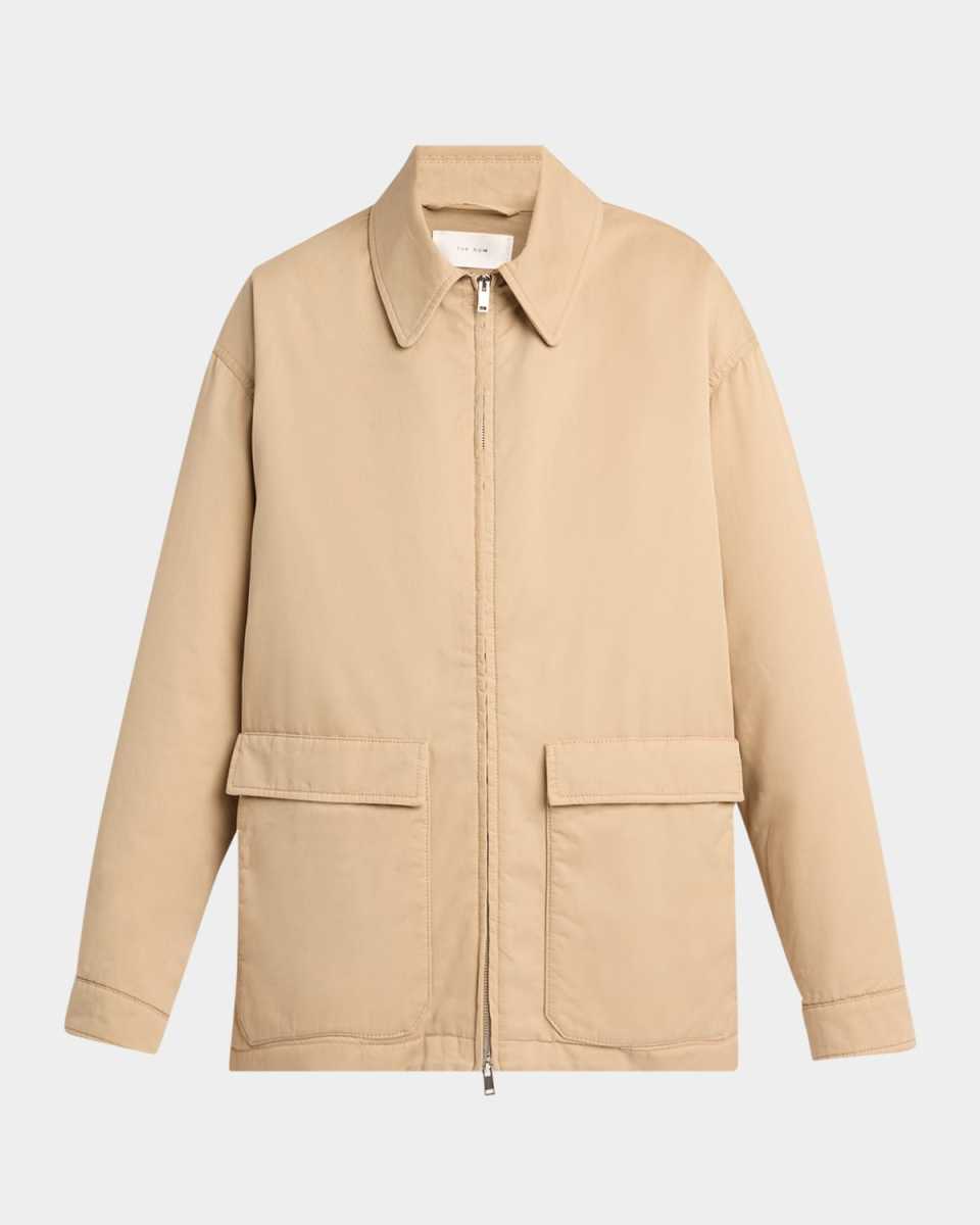 Aurelius Cotton-Cashmere Zip Jacket